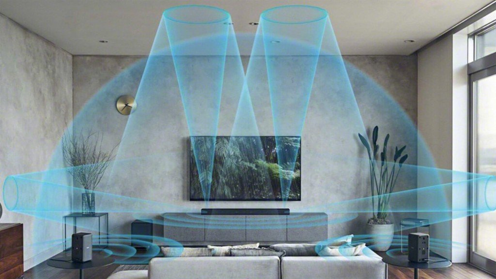 Dolby Atmos soundbar room setup