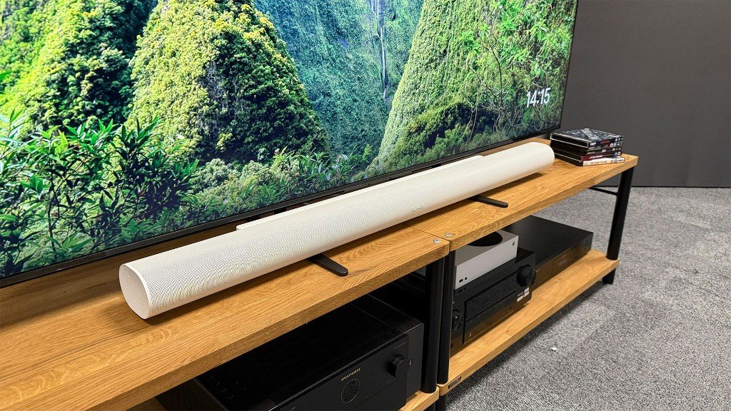 Sonos Arc Ultra soundbar in living room setup